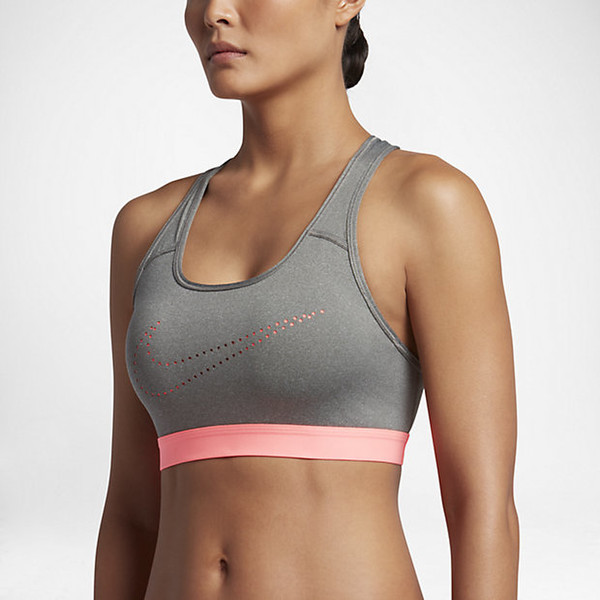Nike Pro Classic Cooling XS Sports Wirefree Grey,Pink brassiere