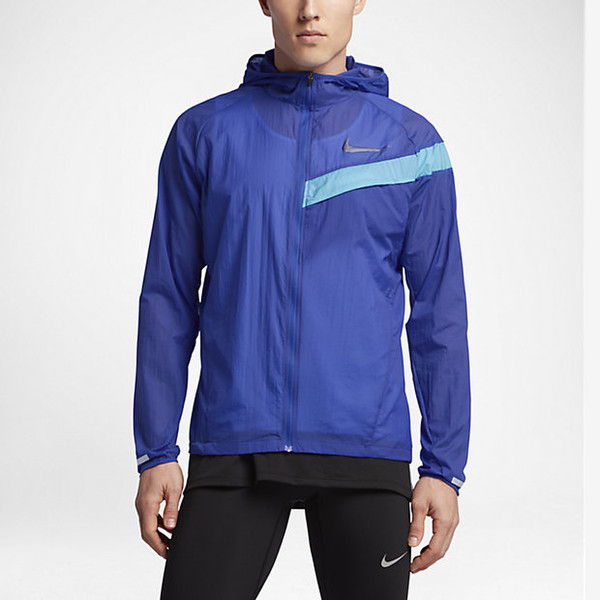 Nike IMPOSSIBLY LIGHT Jacke L Nylon Blau