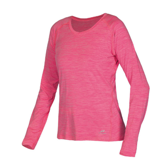 PRO TOUCH 100068 003010 Sweatshirt Long sleeve V-neck Elastane,Polyester Pink women's shirt/top