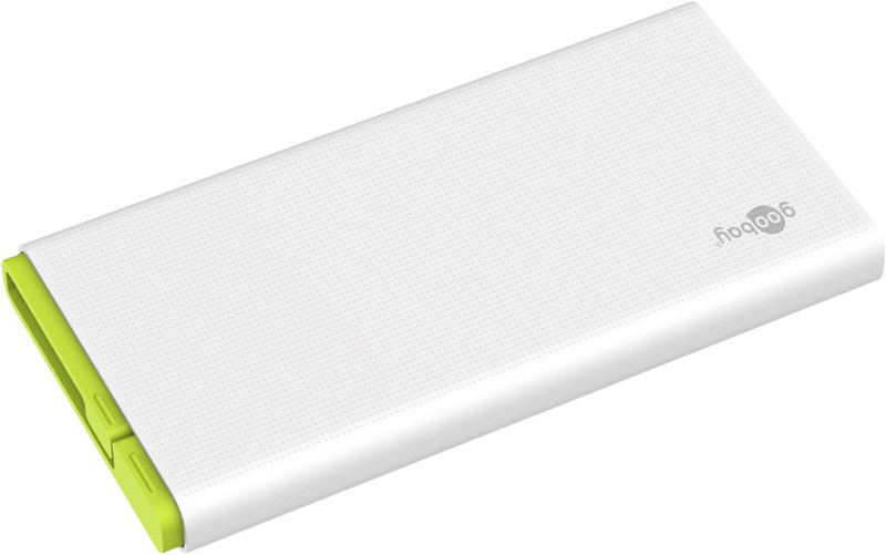 Wentronic 71225 Литий-полимерная (LiPo) 10000мА·ч Зеленый, Белый внешний аккумулятор