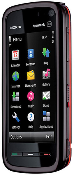 Nokia 5800 XpressMusic Schwarz, Rot Smartphone