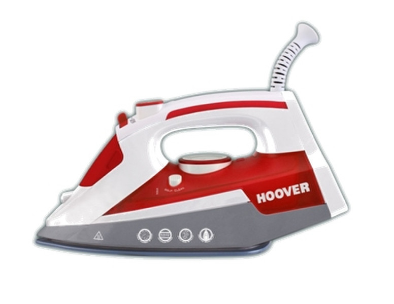 Hoover IRONJET TIM 2500 Dry & Steam iron Ceramic soleplate 2500Вт Серый, Красный, Белый