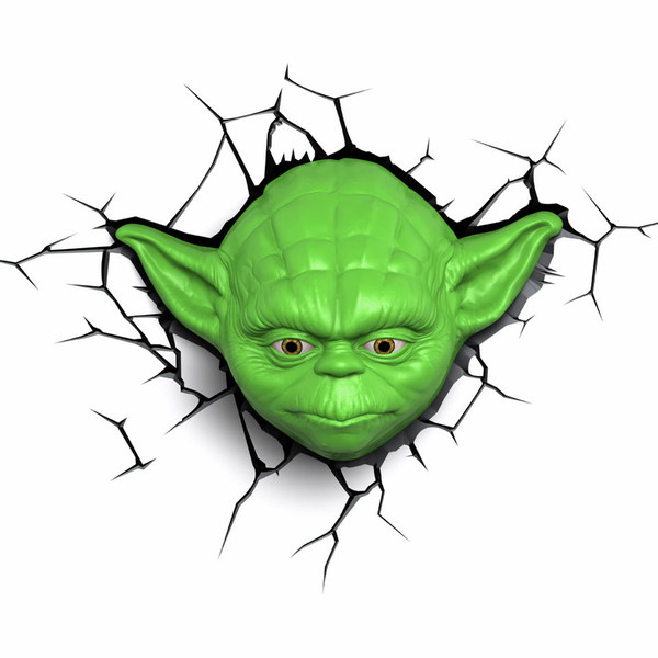 Bart Smit Star Wars 3D lamp Yoda Head Indoor Green