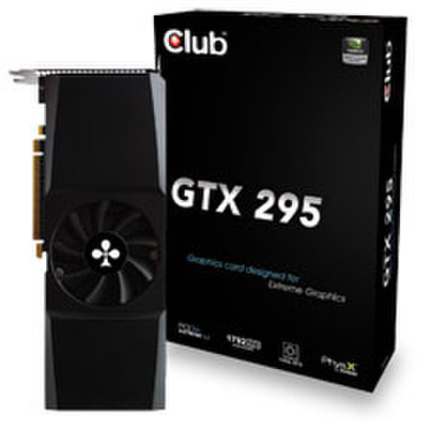 CLUB3D CGNX-X29592 GeForce GTX 295 1.75GB GDDR3 Grafikkarte