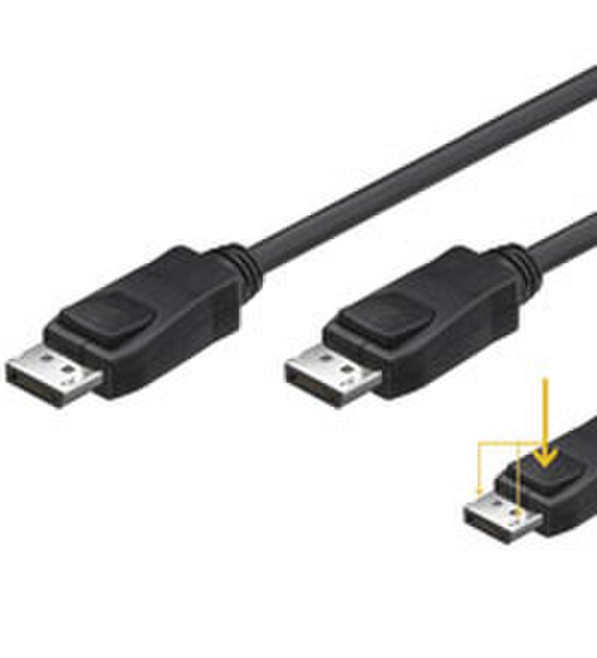 Wentronic 10m DisplayPort Cable 10m Schwarz