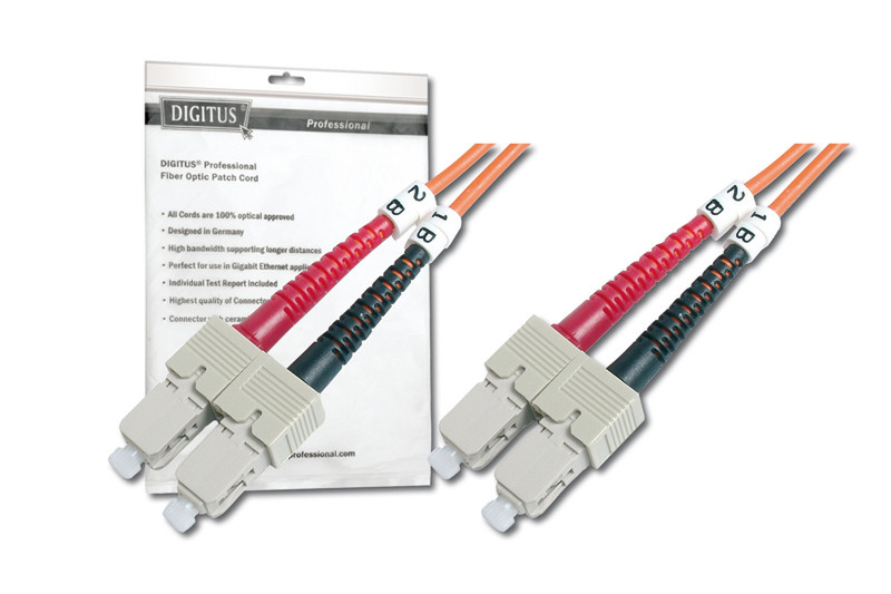 Digitus DK-2522-05 5m SC SC Orange fiber optic cable