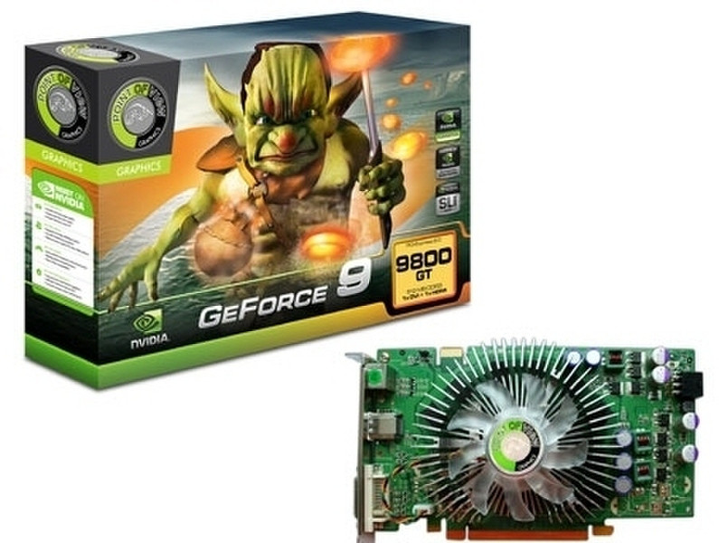 Point of View R-VGA150913G GeForce 9800 GT 1GB GDDR3 graphics card