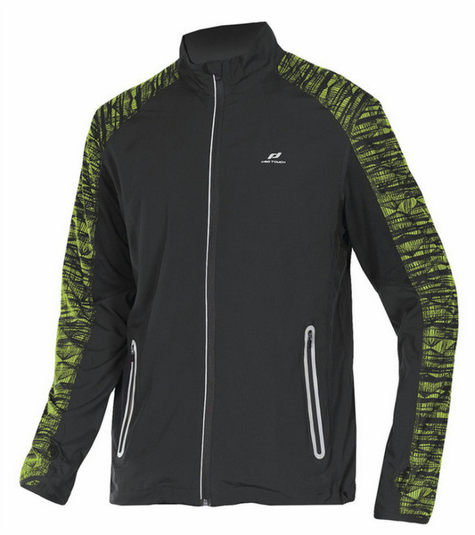 PRO TOUCH Jaidar ux S Women's shell jacket/windbreaker S Эластан, Полиэстер Черный, Зеленый