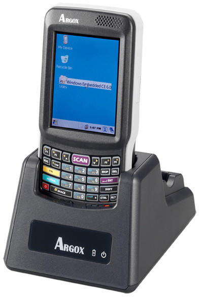 Argox PA-100 Портативный 1D Лазерный Черный устройство считывания штрихкода