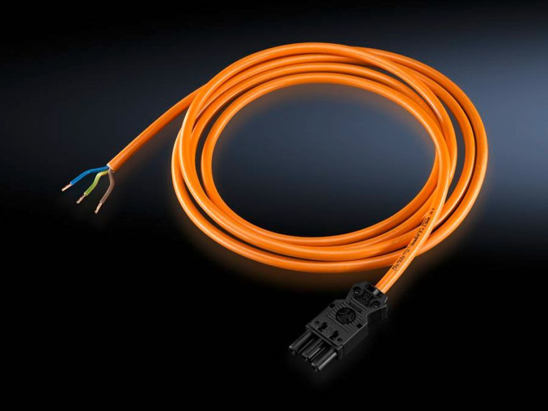 Rittal 4315100 3m Orange power cable