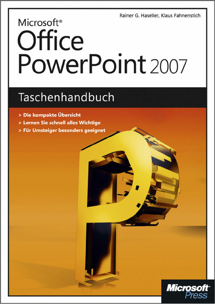 Microsoft Office PowerPoint 2007 - Das Taschenhandbuch German software manual