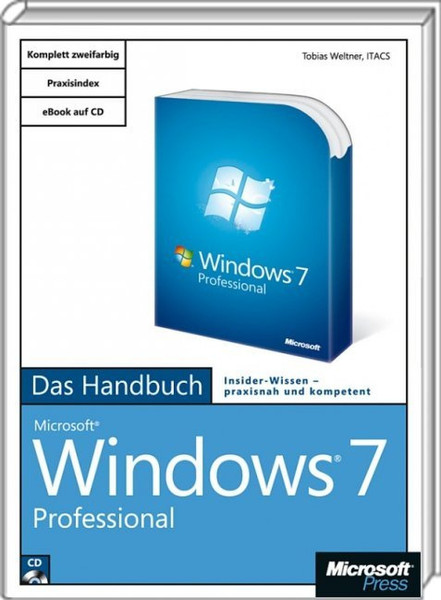 Microsoft Windows 7 Professional - Das Handbuch German software manual