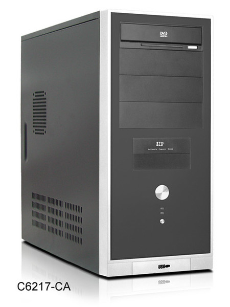 Codegen 6217-CA Midi-Tower 400W Black,Silver computer case