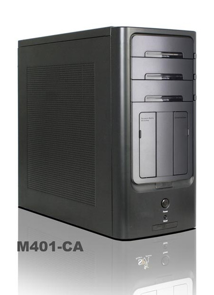 Codegen M401-CA Midi-Tower 450W Schwarz Computer-Gehäuse