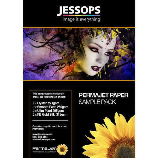 Jessops Permajet Sample 8 Pack A4 (210×297 mm) Druckerpapier