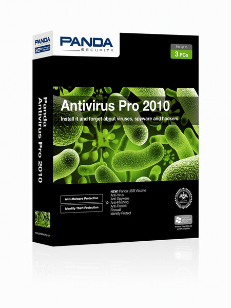 Panda Antivirus 2010 Pro 3user(s)