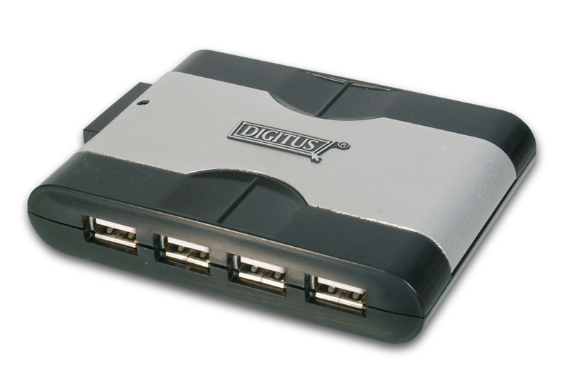 Digitus USB Hub 7-port USB 2.0 480Мбит/с хаб-разветвитель
