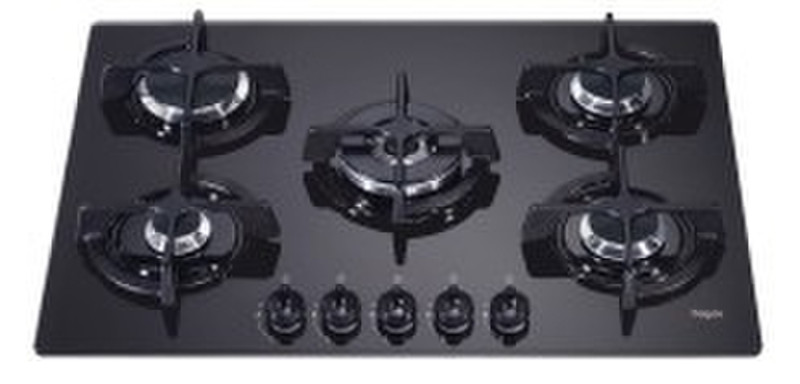 Pelgrim GKB 276 gas heater built-in Gas hob Black