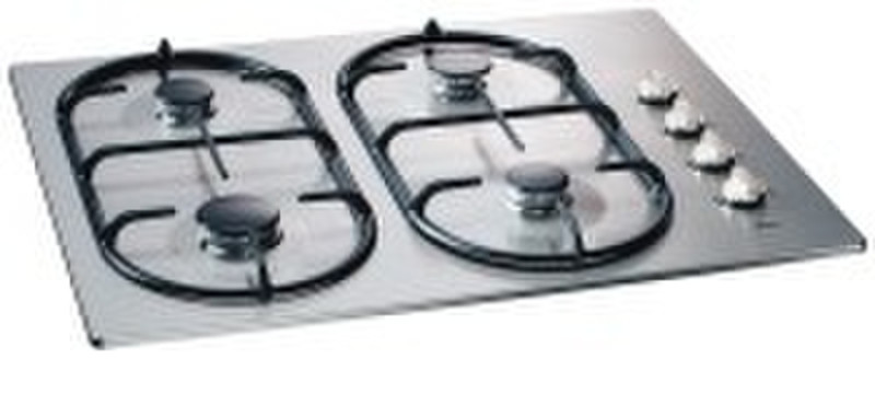 ATAG HG6011P solo-gas heater (64 cm) built-in Gas hob Silver