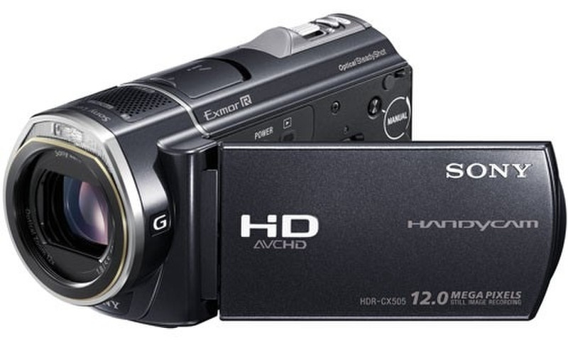 Sony HDR-CX505VE 12MP CMOS Schwarz