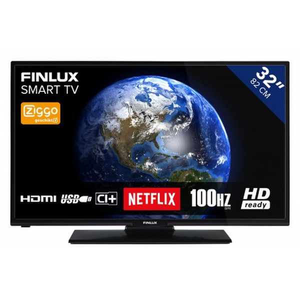 Finlux FL3222SMART 32Zoll HD Smart-TV Schwarz LED-Fernseher
