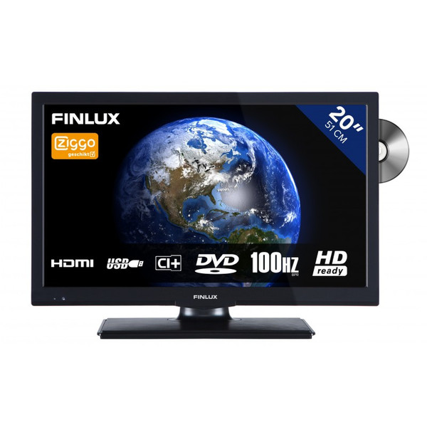 Finlux FLD2022 20Zoll HD Schwarz LED-Fernseher