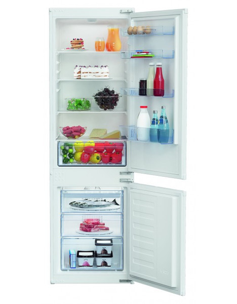 Beko BCHA275K2S Built-in 193L 69L A+ White fridge-freezer