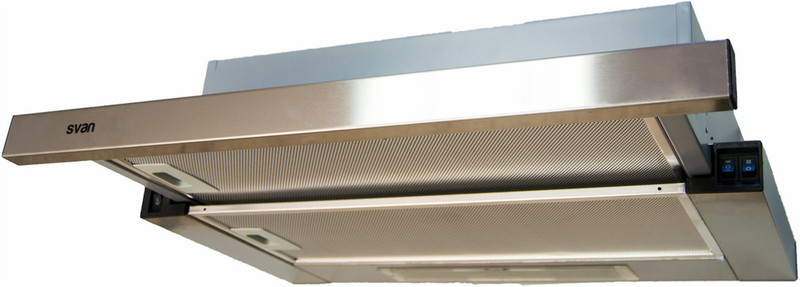 SVAN SVCE550G Semi built-in (pull out) 550m³/h Grey,Stainless steel cooker hood