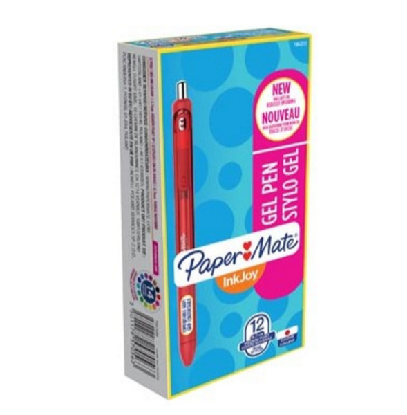 Papermate InkJoy Gel Retractable gel pen Красный 12шт