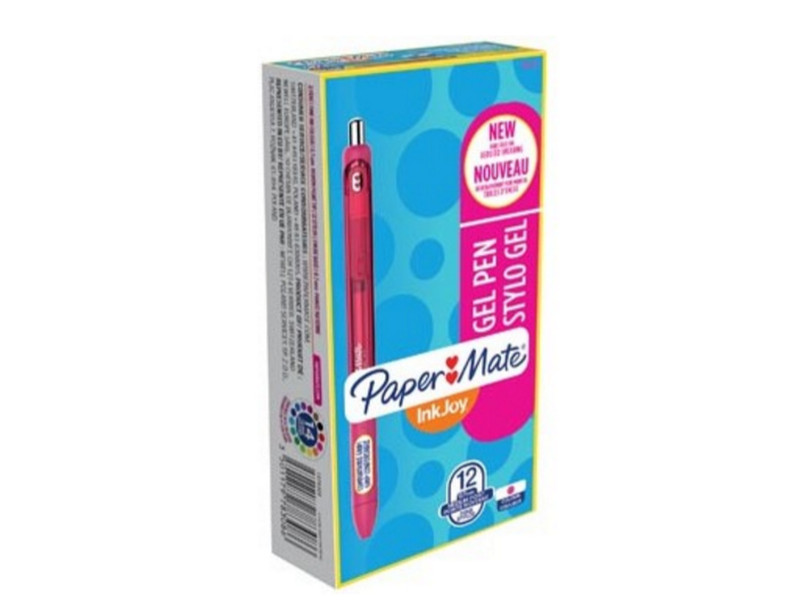 Papermate InkJoy Gel Retractable gel pen Pink 12pc(s)