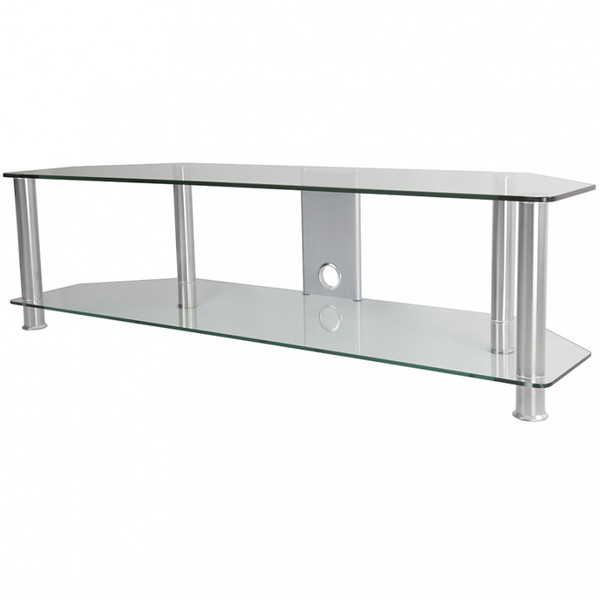AVF Glass / Tube Corner TV Stand with Cable Management