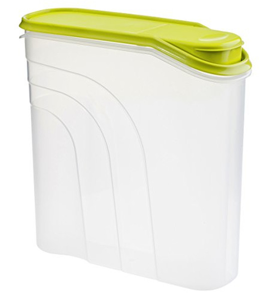 Rotho Fresh Rectangular Box 4.1L Green,Transparent 1pc(s)