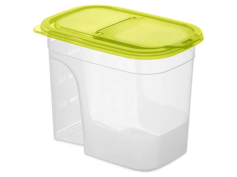 Rotho Sunshine Rectangular Box 2.2L Green,Transparent 1pc(s)