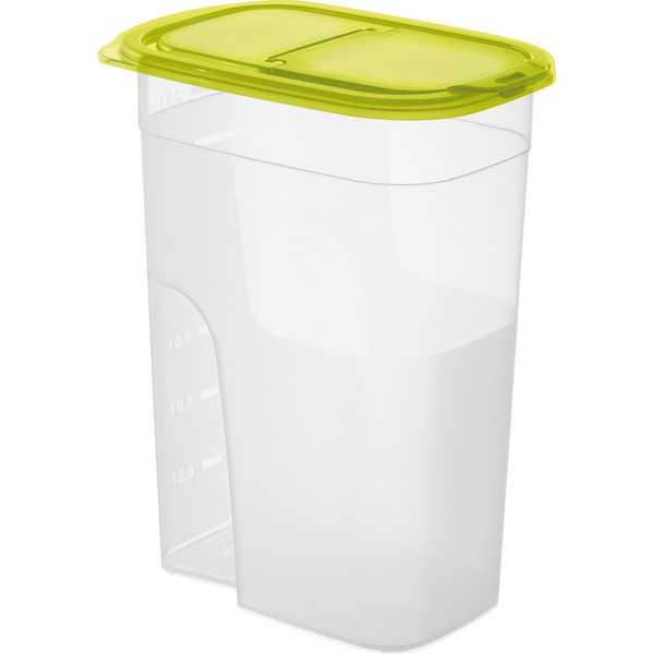 Rotho Sunshine Rectangular Box 4.1L Green,Transparent 1pc(s)