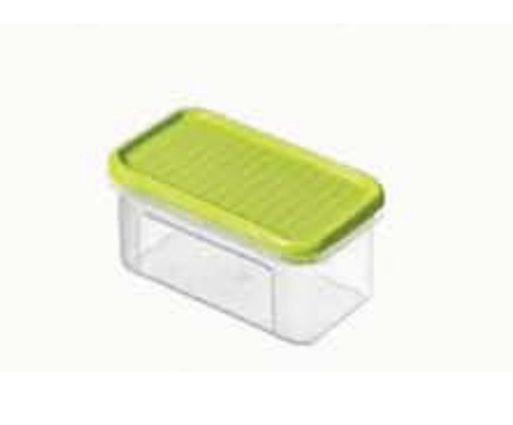 Rotho DOMINO Rectangular Box 0.5L Lime,Transparent
