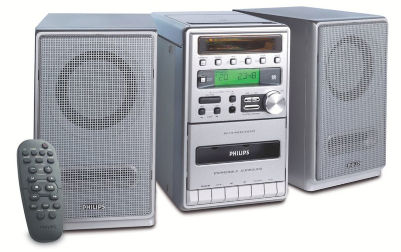 Philips MC-120/22 Micro set 20Вт Cеребряный