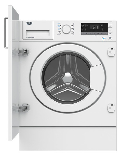 Beko HITV8733B0 Built-in Front-load A White washer dryer