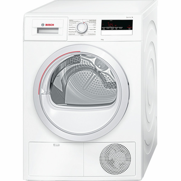 Bosch Serie 4 WTH85200ES Freistehend Frontlader A++ Weiß Wäschetrockner