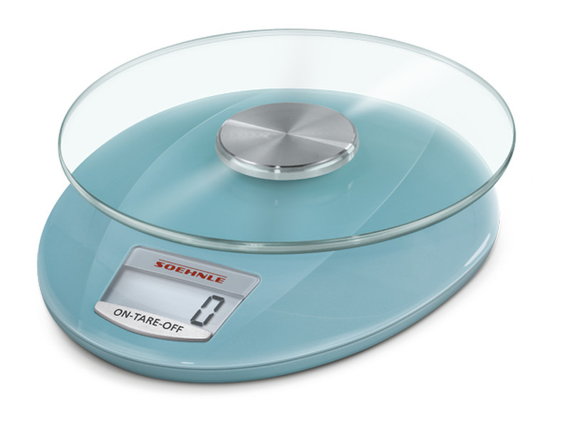 Soehnle Roma Tabletop Oval Electronic kitchen scale Blue