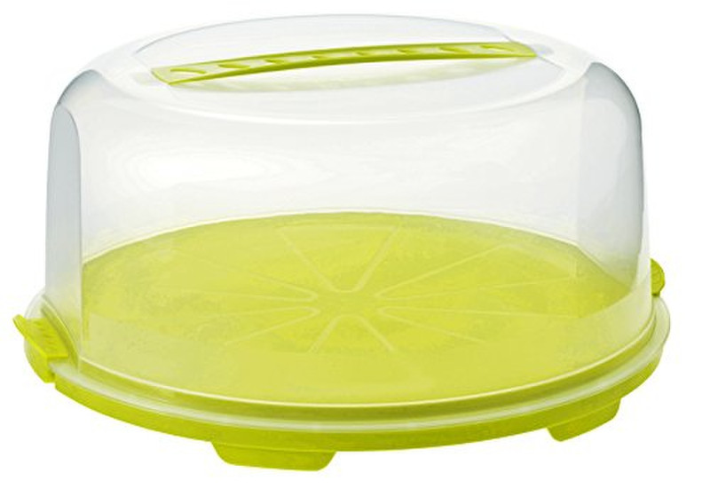 Rotho 17226 Round Polypropylene (PP) Green,Transparent cake storage container