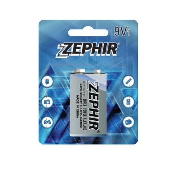 Zephir ZBT9V Alkaline non-rechargeable battery