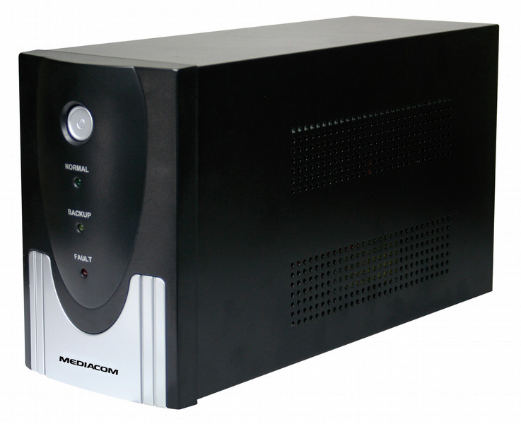 Mediacom M-UPS1000M 1000VA 4AC outlet(s) Black,White uninterruptible power supply (UPS)