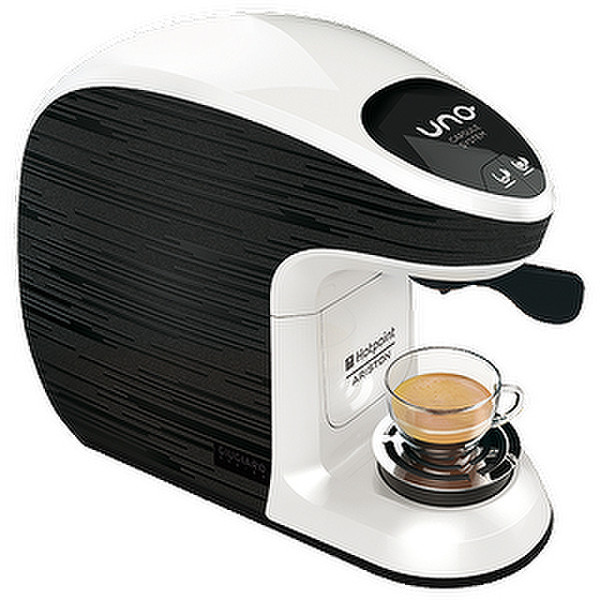 Hotpoint CM MS QBW0 Капсульная кофеварка 0.5л Черный, Белый