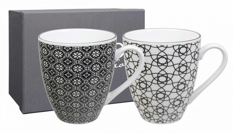 Tokyo Design Studio Nippon Black Mug Set Черный, Белый Универсальный 2шт