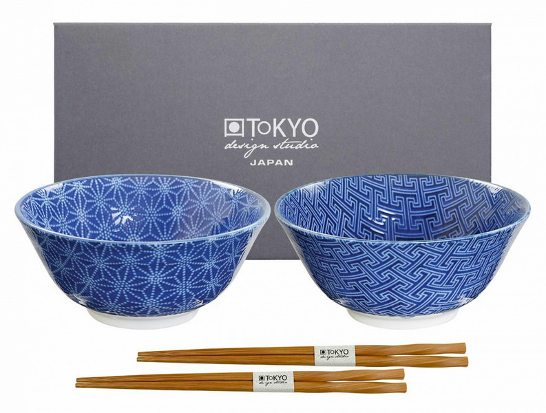 Tokyo Design Studio Nippon blue tayo bowl set 2 Bowl set