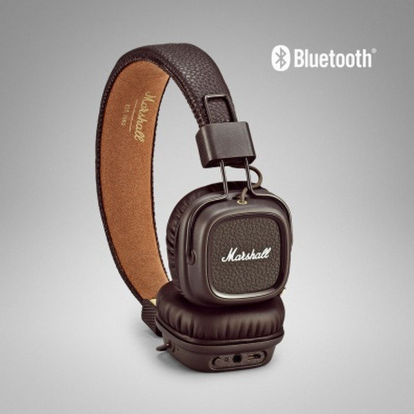 Marshall Major II Bluetooth Kopfband Binaural Braun