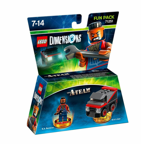 Warner Bros LEGO Dimensions: The A Team Fun Pack 2pc(s) Multicolour building figure