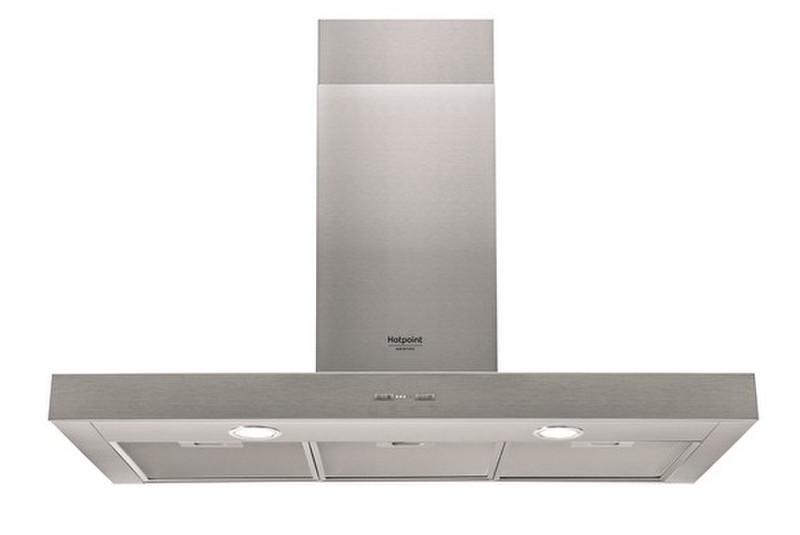 Hotpoint HHBS 9.7F LB X Wall-mounted 713m³/h B Stainless steel cooker hood