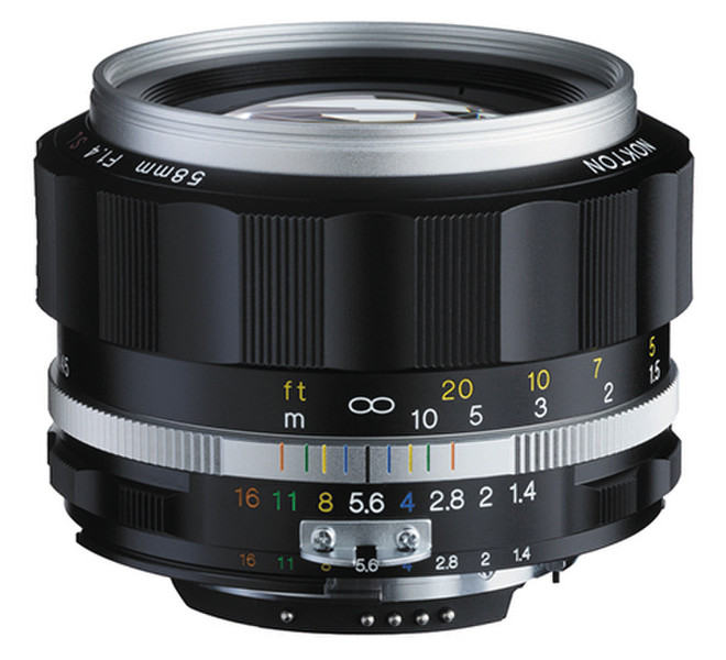 Voigtländer SL II - S 58 mm / F 1,4 Nokton Standard lens Cеребряный