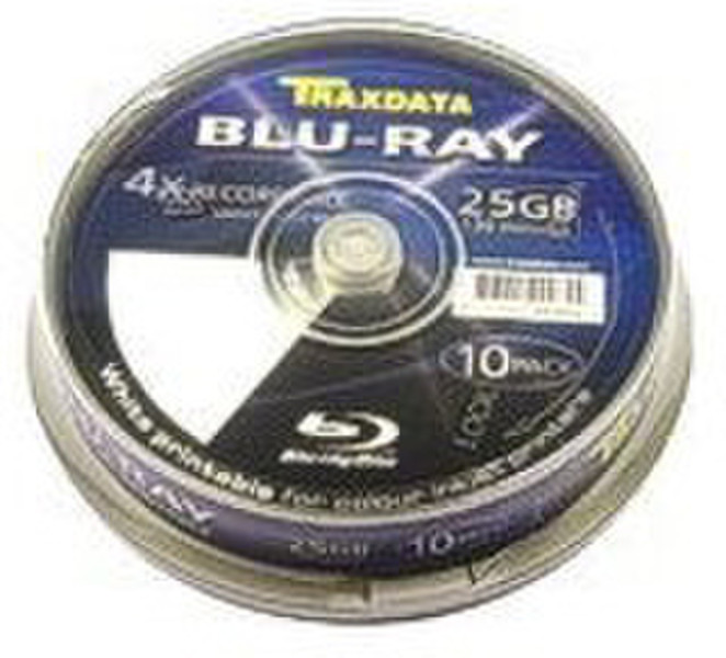 Traxdata 90L753ITRA006 25ГБ BD-R 10шт чистые Blu-ray диски